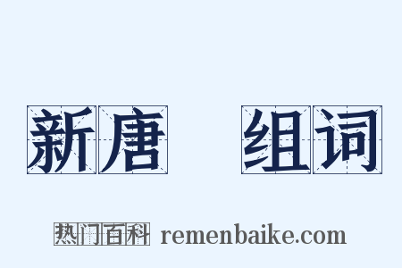 新唐書组词是什么意思的图片